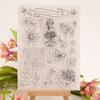 Fairy Lady Girl Transparent Silicone Clear Stamps for Seal DIY Scrapbooking Photo Album Decor Art Man People