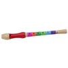 Lightweight Educational Wooden Flute Toy for Kids Children Practice(Multicolor)