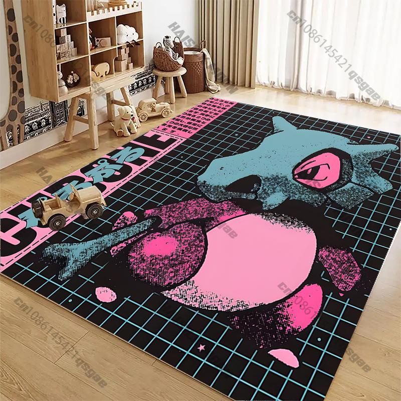 3D Pokemon Cubone Printed  Carpet New Release! Living Room Bedroom,Office Areas Rug,Durable Machine Washable Mat Free Shipping