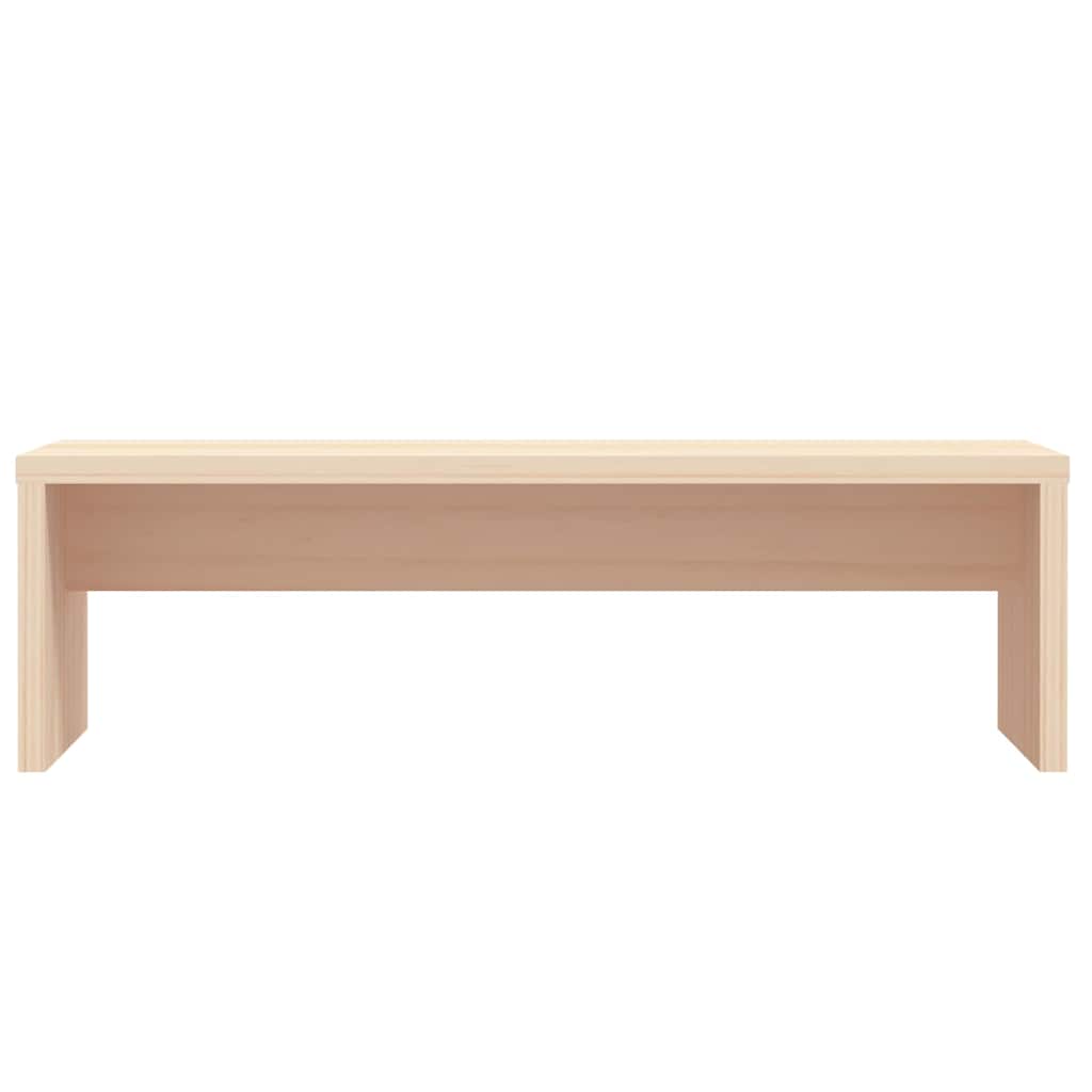 vidaXL Monitorständer 50x27x15 cm Massivholz Kiefer