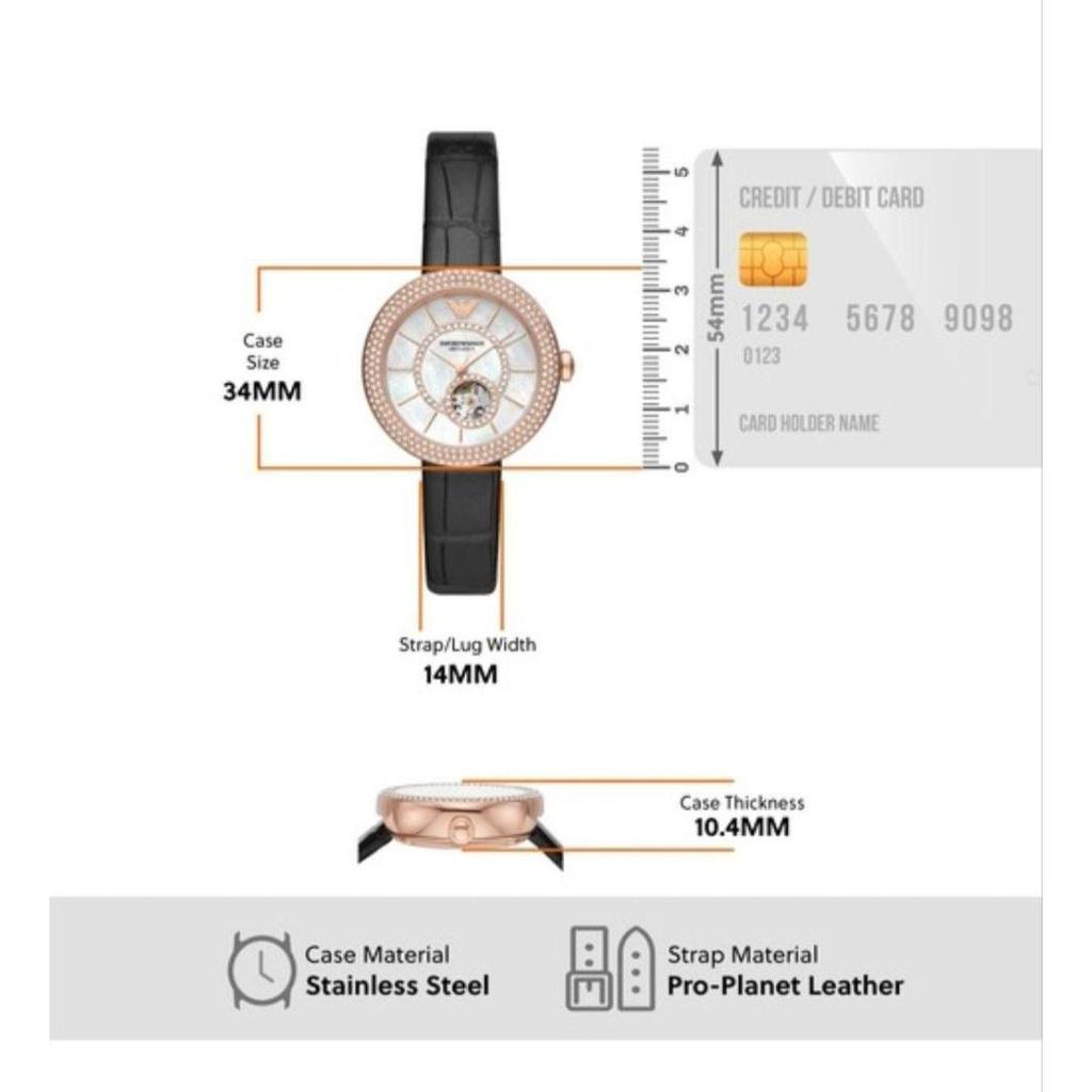 Подержанные часы Emporio Armani с бриллиантами