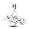 Charms Copper Cute Baby Bottle, Sock, Clothing Pendants Fit Charms Plata Original Bracelet Beads Women Jewellery Making