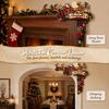 Holiday Themed Wooden Christmas Door Frame Ornament Christmas Door Corner Sign  Christmas Holiday