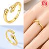925 Silver Gold Hugging Ring Cat Dog Cute Pets Ring Horseshoe Ring Open Woman's Ring Jewelry Delicate Valentine Gift