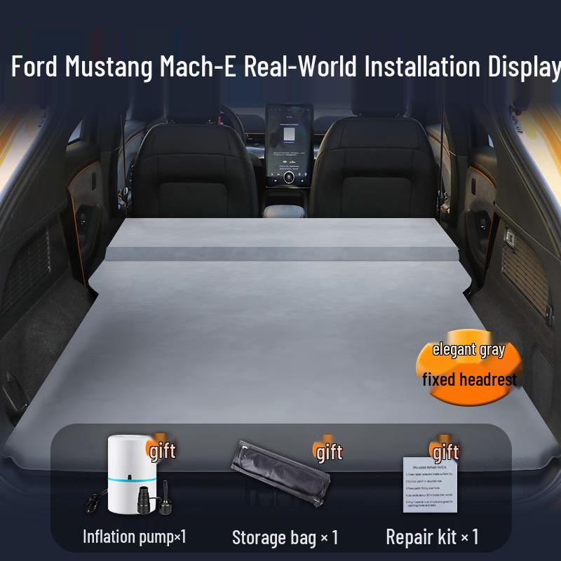 Надувной матрас для автомобиля Ford Mustang: Автоматический надувной матрас для заднего сиденья в багажник