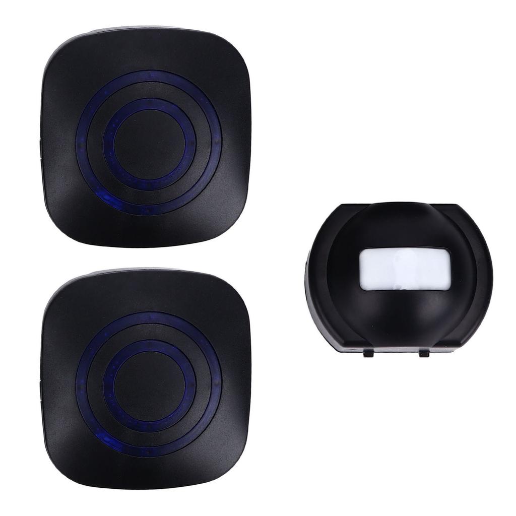 Умный беспроводной дверной звонок, водонепроницаемый, сенсорный дверной звонок, охранная сигнализация для домашнего двора с 2 сигналами тревоги 1