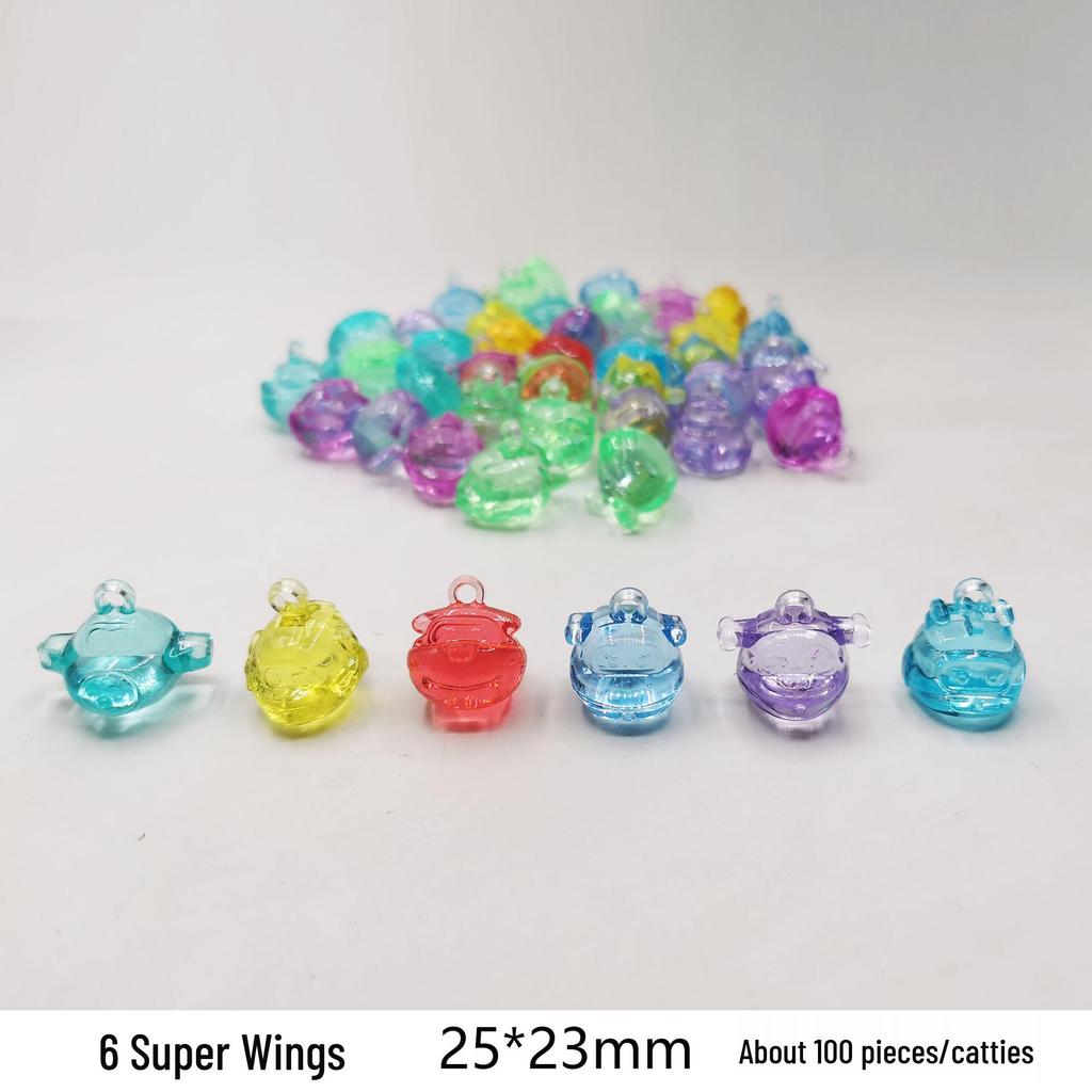 Colorful Mini Acrylic Milk Bottle Cartoon Ornaments - Cute Handmade DIY Decorative Accessories