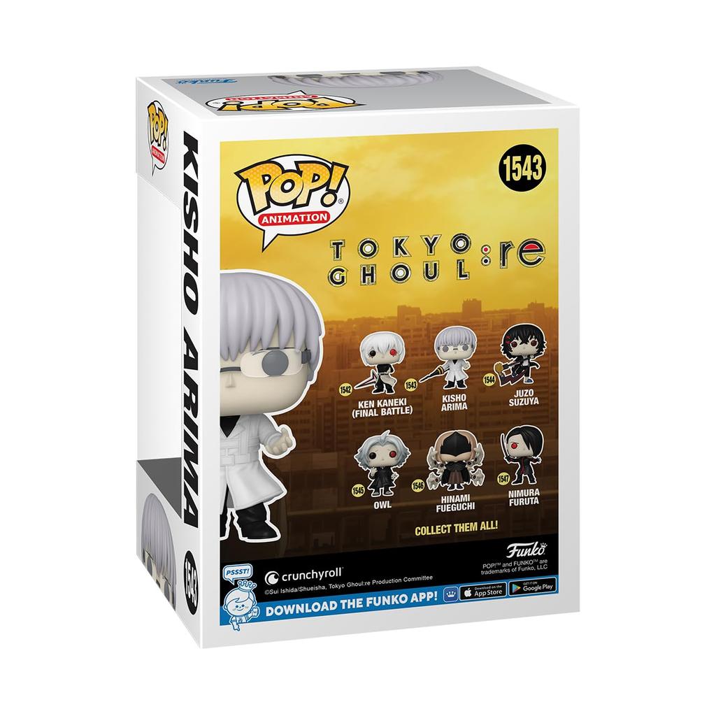 Funko Tokyo Re Arima Kisho коллекционная виниловая фигурка, идея подарка, официальные товары для детей и взрослых, коллекционная модель аниме-фаната, фигурка POP! Анимация Гуль и