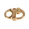 Латунная пряжка брелок кольцо крючок винт штифт соединитель сумка ремень аксессуары