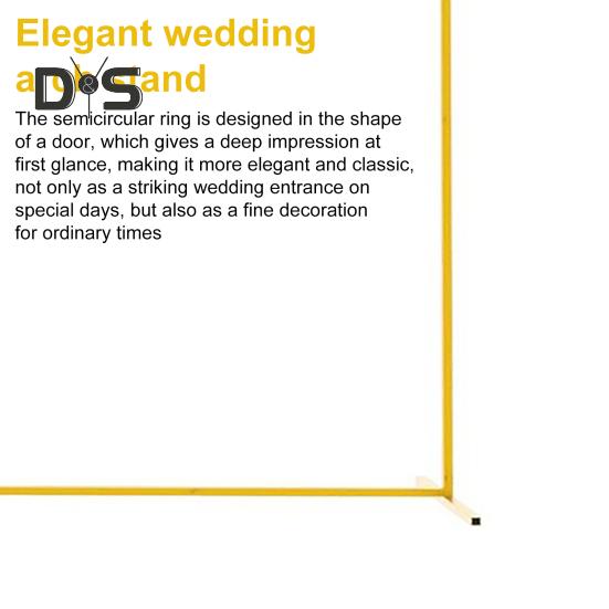 Металлическая арка-фоновая стойка 4 фута/5 футов/6 футов/6,6 футов золотая свадебная арка-стойка рамка для цветов, воздушных шаров, фотографий, арочная рамка для церемонии, дня рождения, вечеринки, ребенка