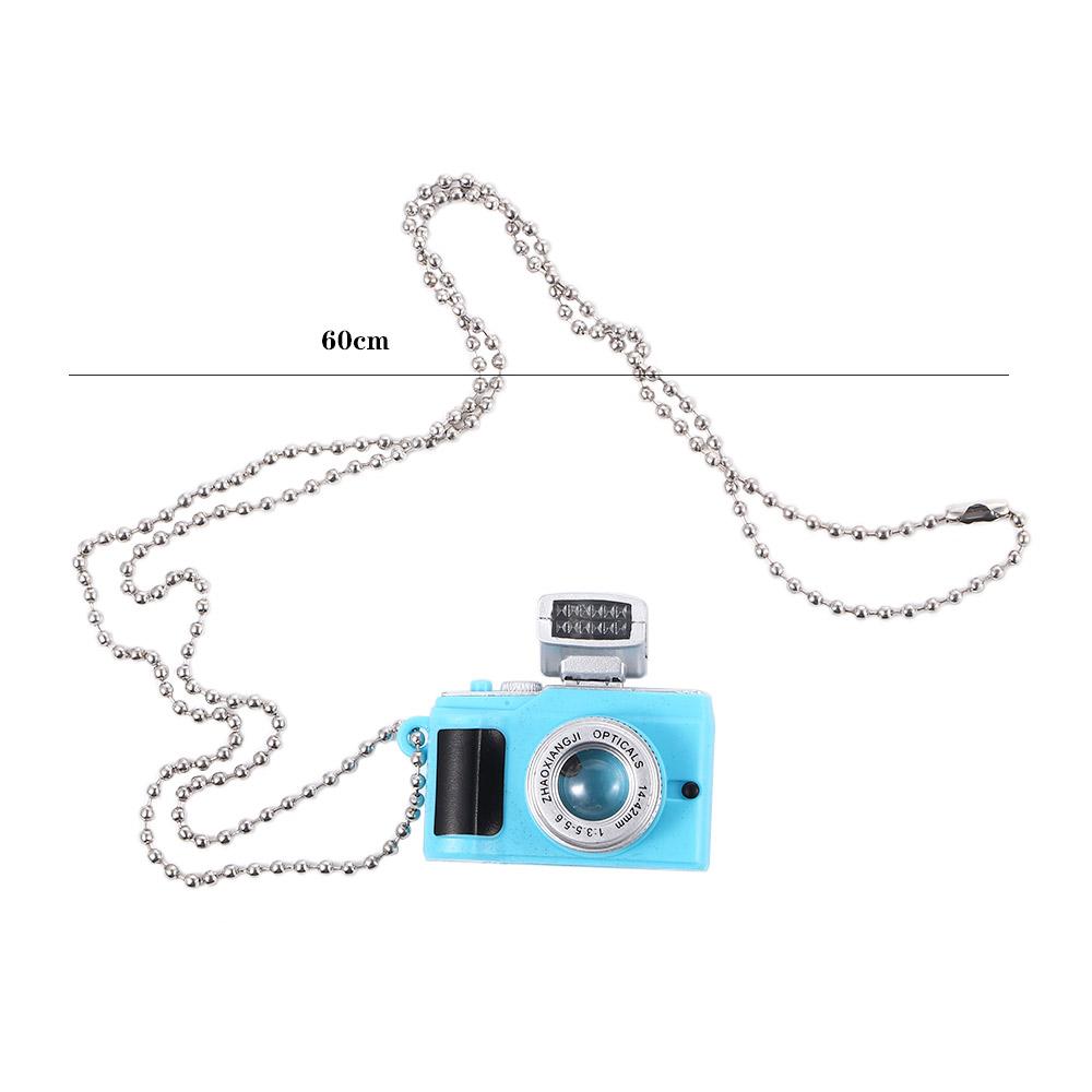 Unisex Punk Men Women Flash Camera Fashion Jewelry Sweater Chain Music Pendant Necklace