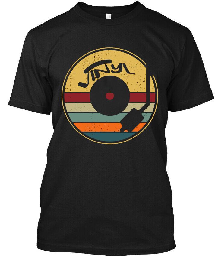 Vinyl Funny Graphic Classic Logo T-Shirt Unisex T-Shirt