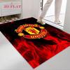 Shiny MUFC Cards Carpet Rug for Living Room Bedroom Home Sofa Decoration,Kids play Nonslip Floor Mat