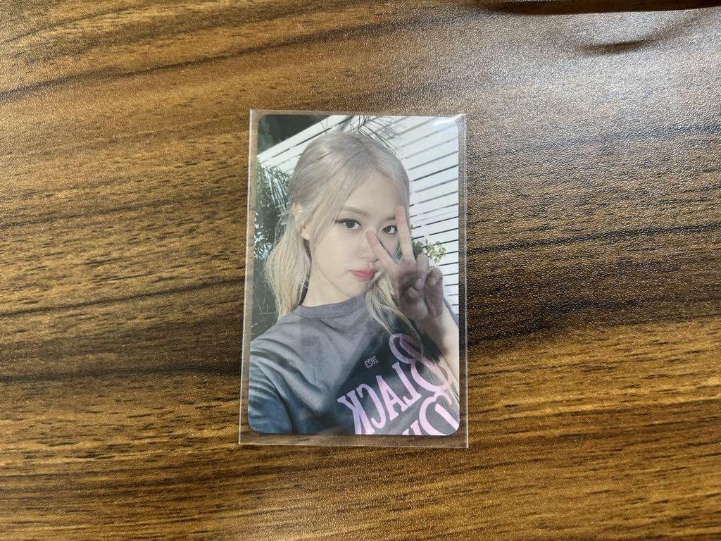 [USED] BLACKPINK Rosé Membership Born Pink Seoul Concert Trading Cards Etc.