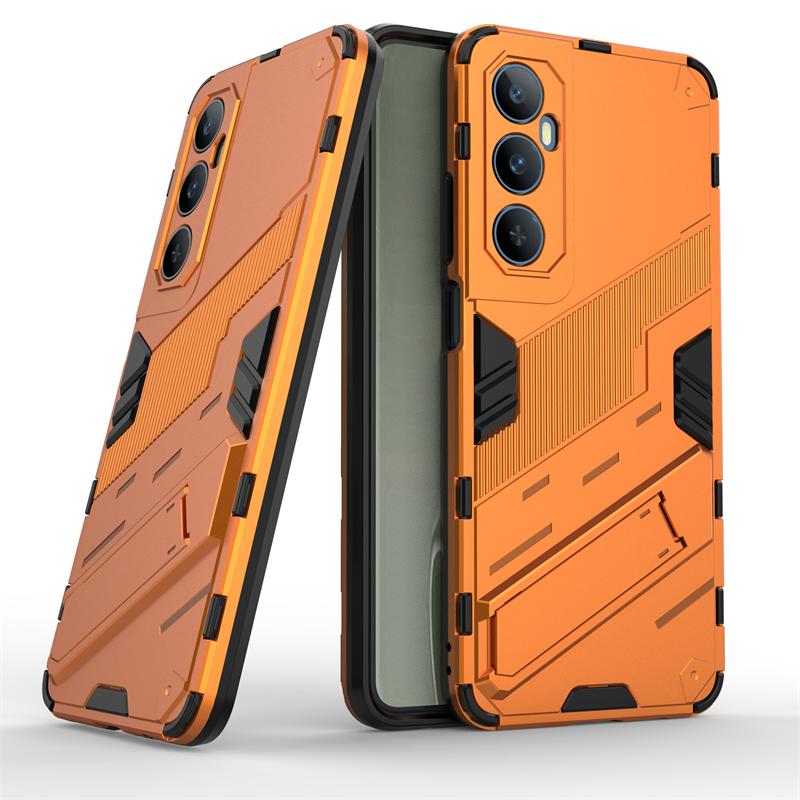 Для Realme C65 4G чехол роскошный автомобильный магнитный держатель чехол для телефона для RealmeC65 c 65 2024 4G бронированный противоударный подставка задняя крышка