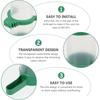 4 шт. кормушка для птиц пластиковая поилка кормушка зажим для воды для попугаев волнистых попугайчиков корелл неразлучников