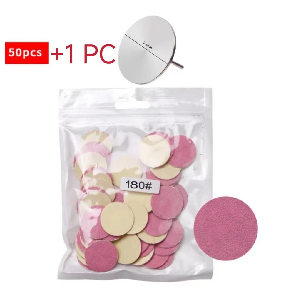 25 мм наждачная бумага для омертвевшей кожи ног, умная пилка для педикюра, гибкий шлифовальный диск, инструмент, сменные насадки, пилки для кутикулы, мозоли
