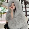 Women Fashion Winter False Fur Coat Korean Style Cotton Padded Clothes Thickened Coats