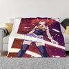 Одеяло из кораллового флиса Fairy Tail King Size, пушистые, мягкие, одеяла и пледы, роскошное постельное белье, вязаное плед, домашний интерьер