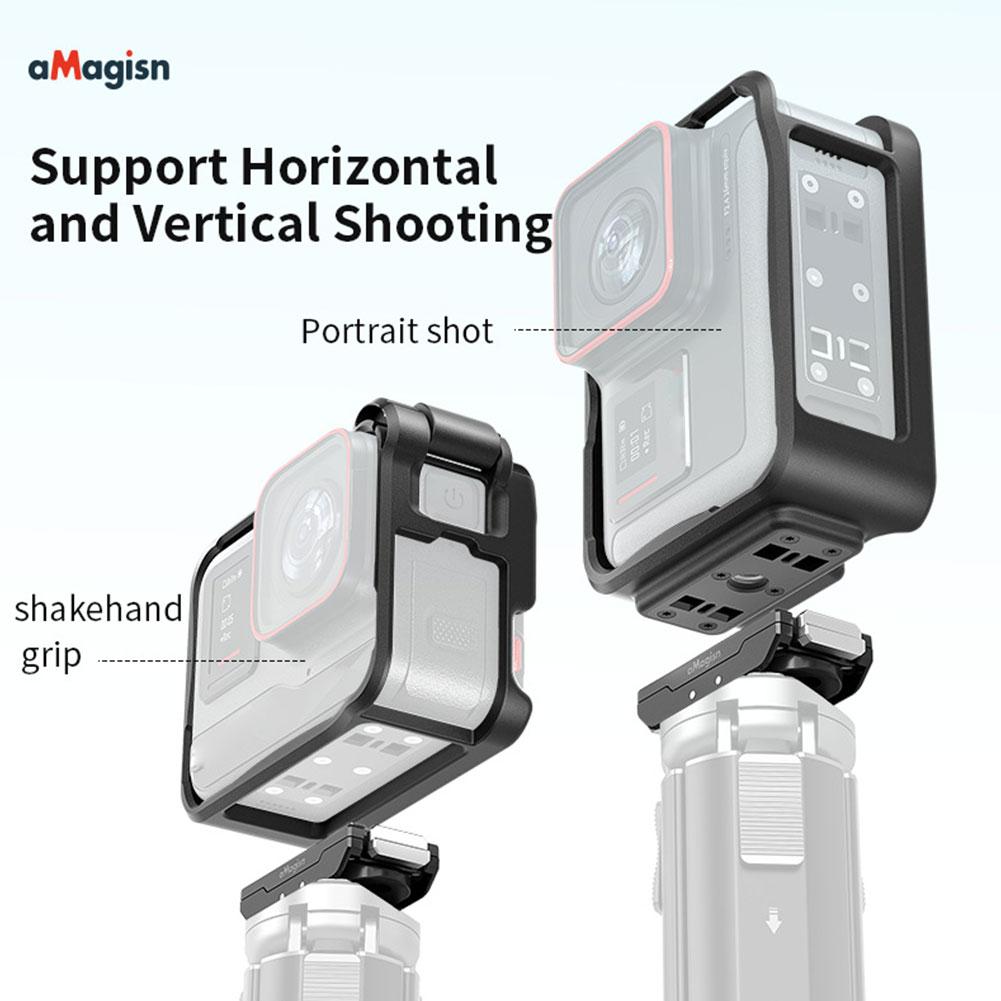 Для Insta360 Ace Pro Rabbit Cage Case Горизонтальная и вертикальная защитная рамка для съемки для Ace Action Camera Защитный чехол