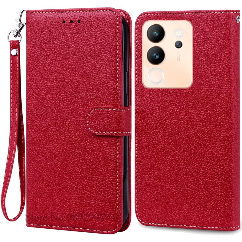 Для Vivo V30 Lite 5G чехол кожаный кошелек раскладной телефон чехол для Vivo V30 Lite чехол-книжка для Vivo V30Lite чехол Fundas Shell