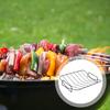 Large Carbon Steel Roasting Rack High-Temperature Resistant Versatile V-shaped Griddle Rib Grilling Rack