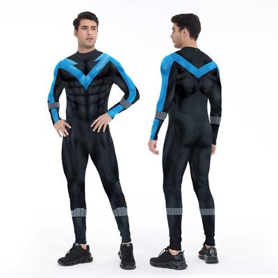 Мужской Аниме Фильм Супергерой Орел Хэллоуин Косплей Костюм Взрослый Карнавальная Ночь Герой Вечеринка Цифровая Печать Слитный Костюм Лосины