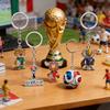 Набор брелоков FIFA Чемпионат мира 2026 Канада Мексика США, Брелок-талисман Кленовый Зайю, Мини-брелок-подвеска Футбольный мяч