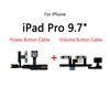 Power Button Switch Volume Mute Button On / Off Flex Cable For iPad Pro 9.7" inch A1673 A1674