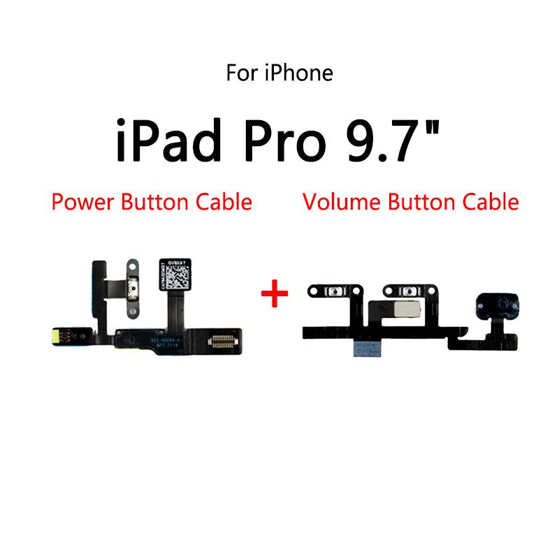 Power Button Switch Volume Mute Button On / Off Flex Cable For iPad Pro 9.7" inch A1673 A1674