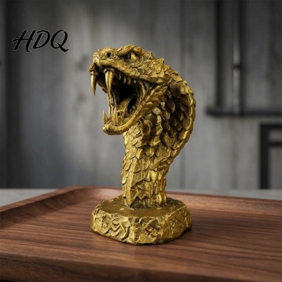 Игрушки для снятия стресса 3D-печатная фигурка змеи Реалистичная скульптура змеи Воображаемая игра