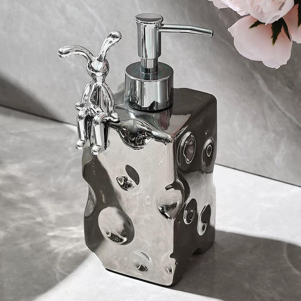 Керамическая бутылка для жидкого мыла Дозатор для мыла Контейнер для мыла Насос для мыла Дозатор для мыла Заправляемая бутылка для мыла