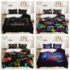 3D Gamer Bedding Set Game Handle Duvet Cover Pillow Case 2/3 Pieces Boys' Room Soft Home Textile Children's Room Home Decoration
