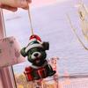 Acrylic Dog Christmas Ornament Handmade Christmas Decoration Dog Christmas Tree Pendant  Office