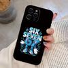 Чехол для телефона Six Seven 67 для iPhone 17,16,15,14,13,12,11 Plus,Pro Max,XS,Мягкий силиконовый черный чехол
