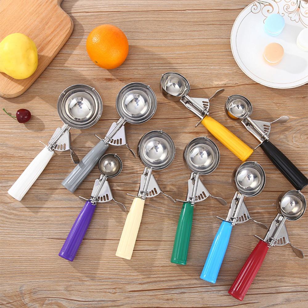 Легкий в очистке порционный совок с курковым механизмом, совок на полчашки, диспенсер для мороженого, мороженое