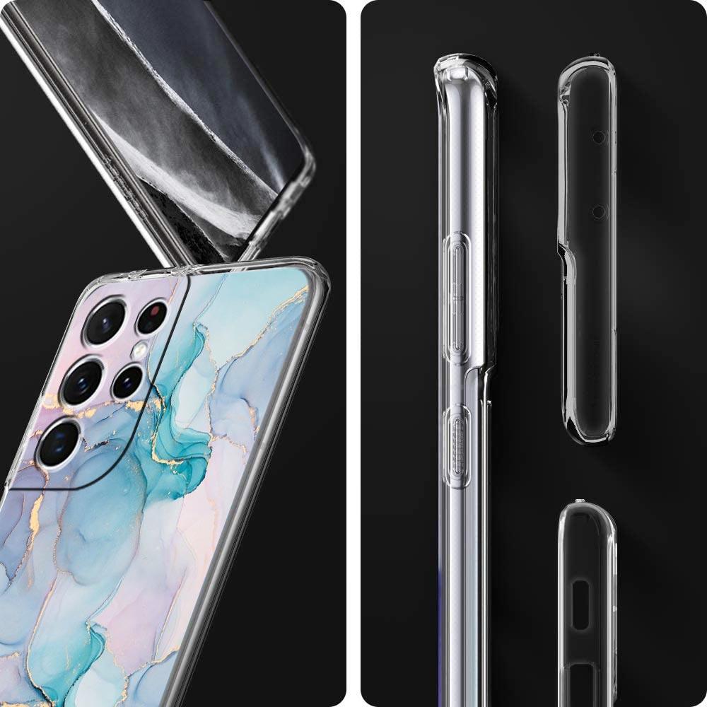 Прозрачный силиконовый чехол для телефона с мраморным узором для Samsung Galaxy S23 S22 5G S20 Ultra S21 FE 5G S10E S9 S8 S10 Plus Мягкая противоударная крышка
