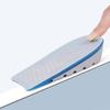 1 Pair Heel Lift Inserts Height Increase Insole Soft Breathable Invisible Design Sillicone Foot
