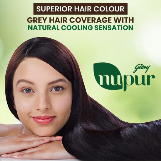 Nupur: Medical Henna for Hair 9 Herbs (150 G), Nupur Henna Goodness of 9 Herbs, Godrej