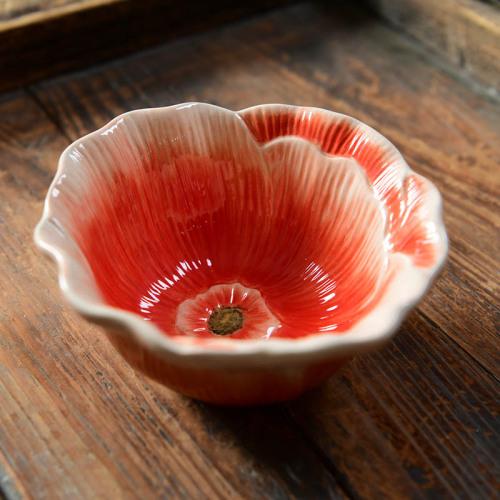 Творческий тисненый цветок керамическая чаша набор посуды для дома художественная фруктовая тарелка цветочная чаша обеденный стол кухонный инвентарь украшение