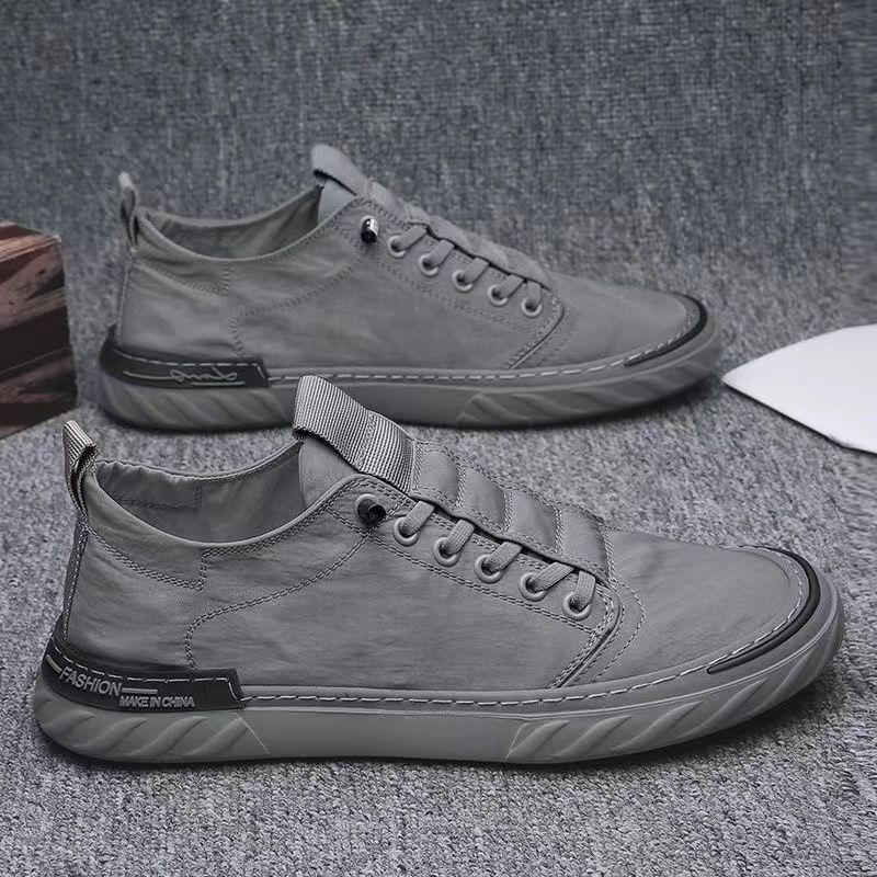 Cloth Shoes Men's Shoes Summer Trend Old Beijing Slip On Breathable Ice Silk Cloth Casual Men's Sneakers