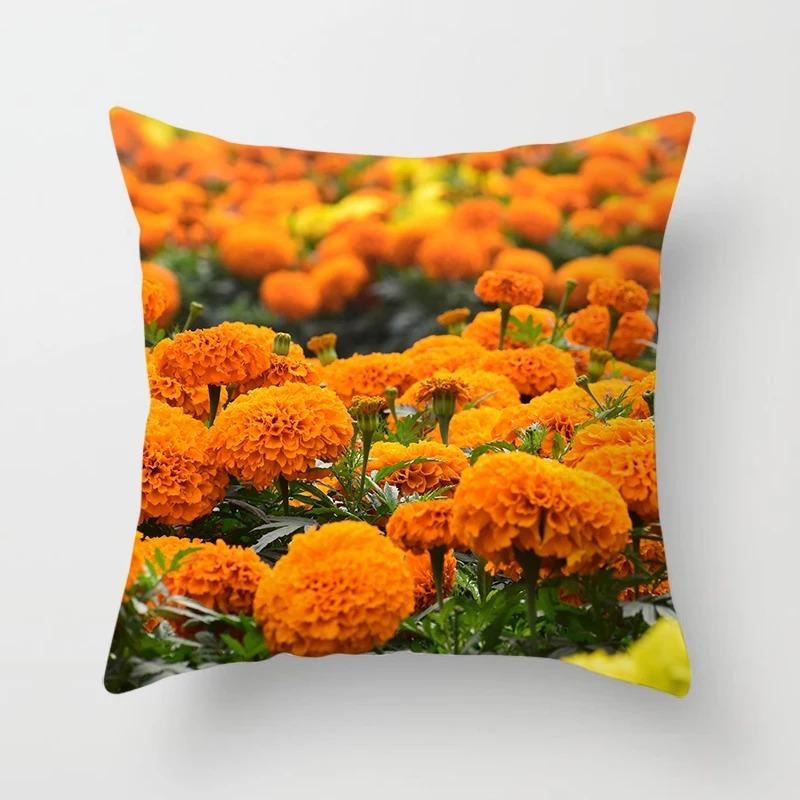 Офис Гостиная Дом Наволочка Автомобиль Украшения Красивый Цветочный Принт Наволочка