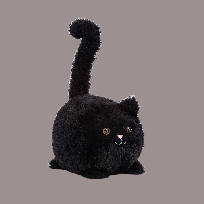 Jellycat Серия Кошки Животное Котенок Компаньон и Комфорт Черная Кукла Плюшевая Кукла 10см Высота