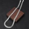 Luxury 925 Sterling Silver 8mm Horse Chains For Men Necklace Vintage Thai Silver Steampunk Biker Necklaces Jewelry