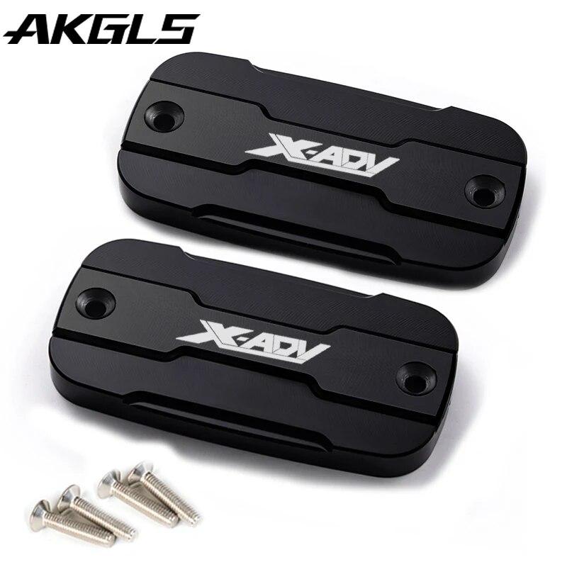 For HONDA XADV 750 X-ADV 750 X ADV 300 750 1000 2017-2022 Motorcycle Front Brake Fluid Tank Cap + Filling Port Cap Accessories