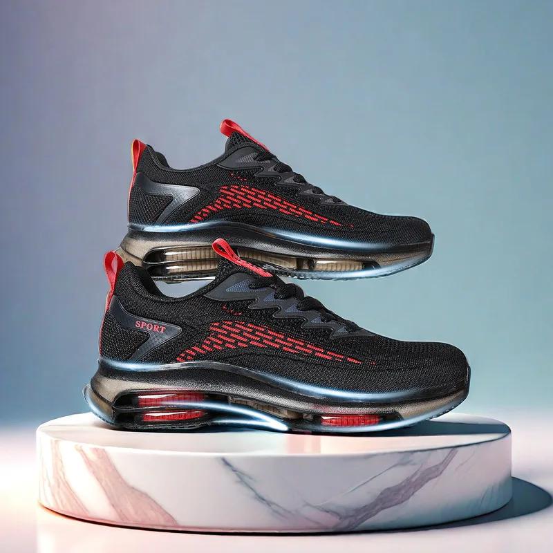 Модная мужская зимняя обувь Продвинутые мужские кроссовки Некожаные Повседневные кроссовки Мужская Самая Удобная Мужская Защитная Обувь Амортизирующая Теннисная Стильная