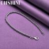 CHSHINE 925 Sterling Silver 4mm Beaded Chain Bracelet For Women Party Hot Sale Fashion Charm Jewelry