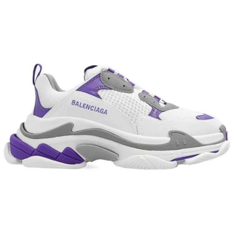 Balenciaga Triple S 'Белый Фиолетовый' Женские 524039W2FW59551
