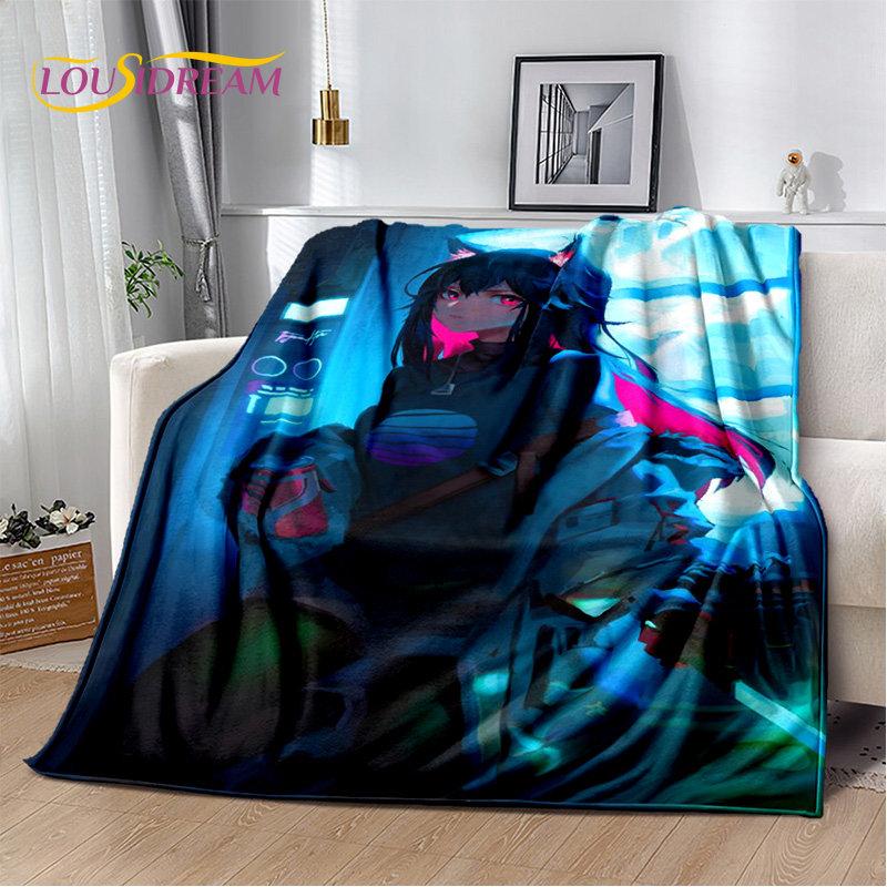 Zero Two DARLING In The FRANXX Soft Plush Blanket,Flannel Blanket Throw Blanket for Living Room Bedroom Bed Sofa Picnic Cover 3D