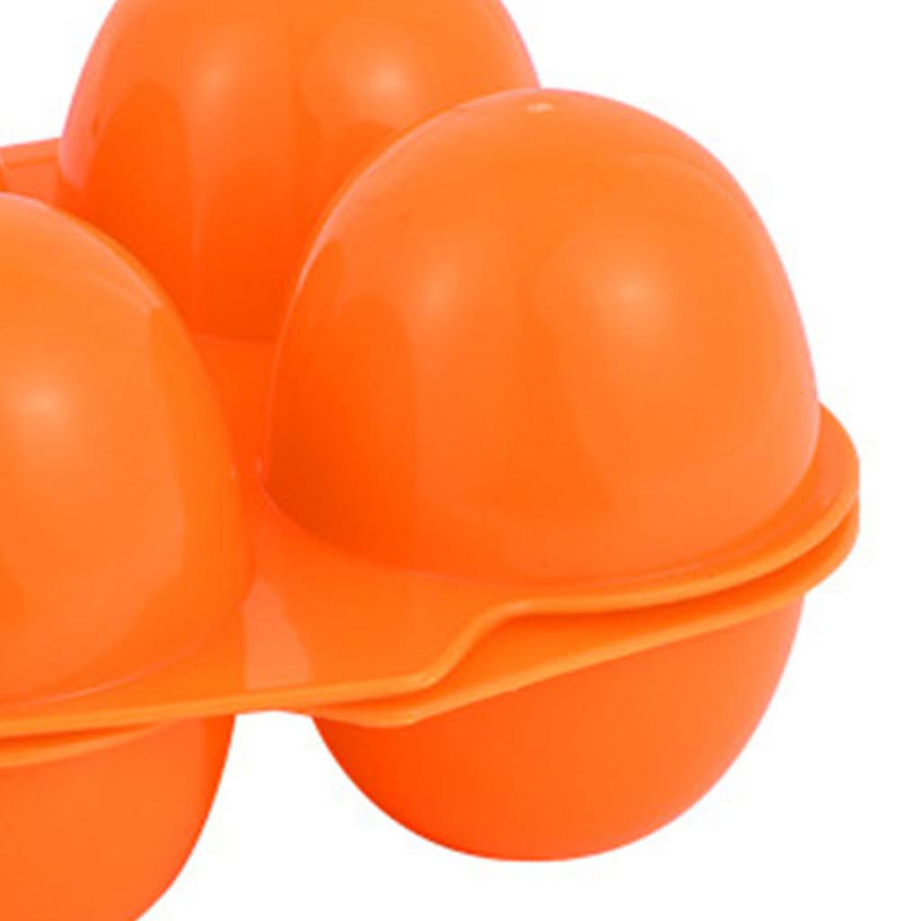 Квадратные 4 коробки для яиц многоразовый пластиковый контейнер для яиц анти-падение домашний ящик для хранения на открытом воздухе